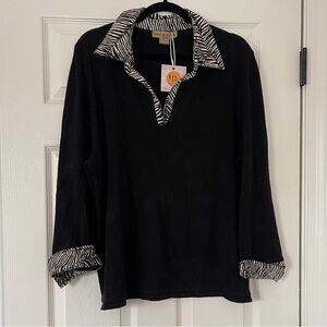 vintage shirt with animal print (plus size)
